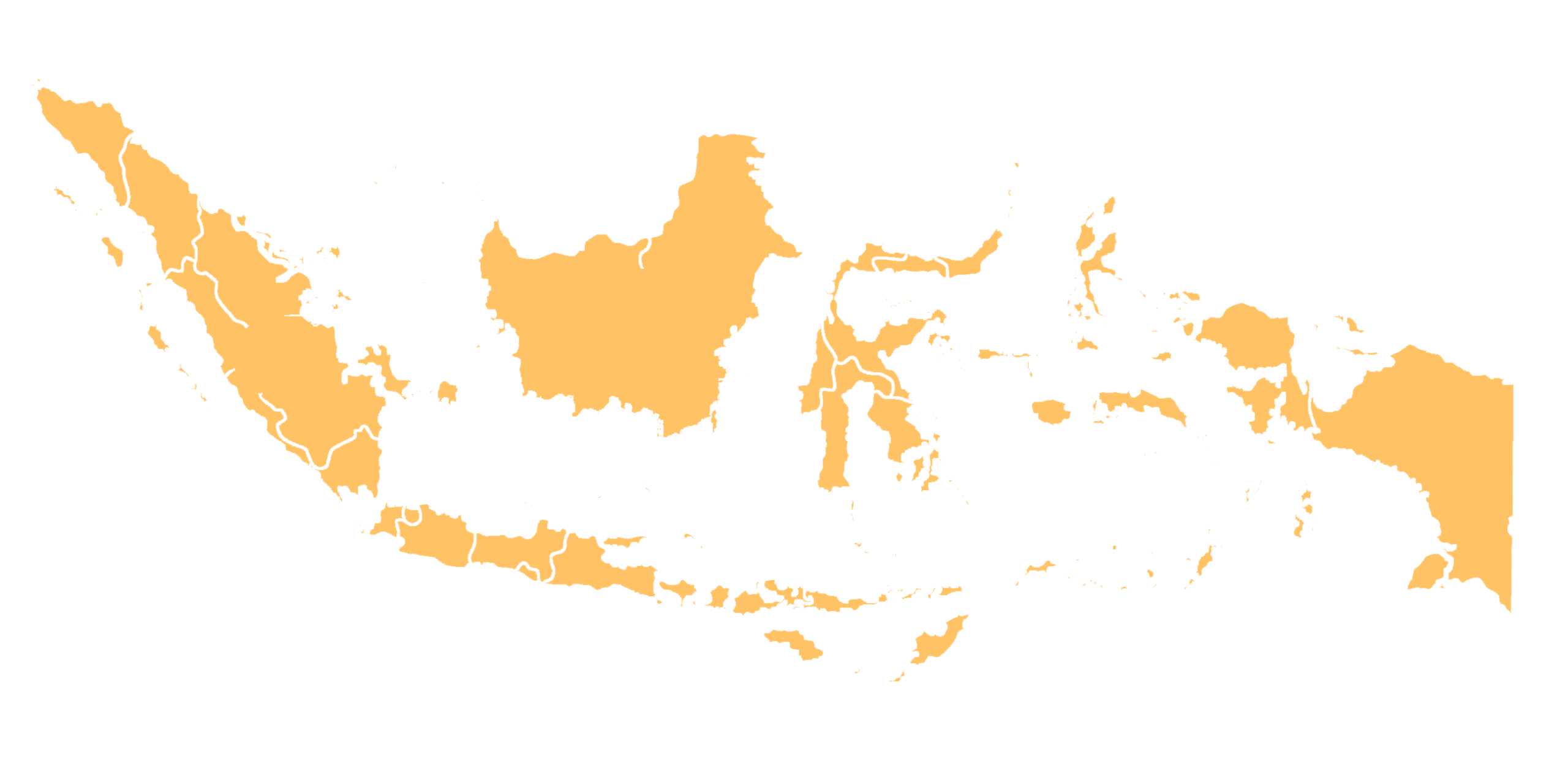 gambar map indonesia orange