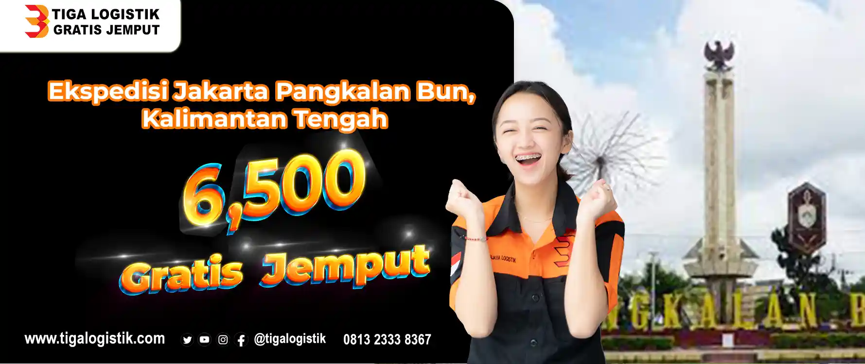Ekspedisi Jakarta Pangkalan Bun, Kalimantan Tengah