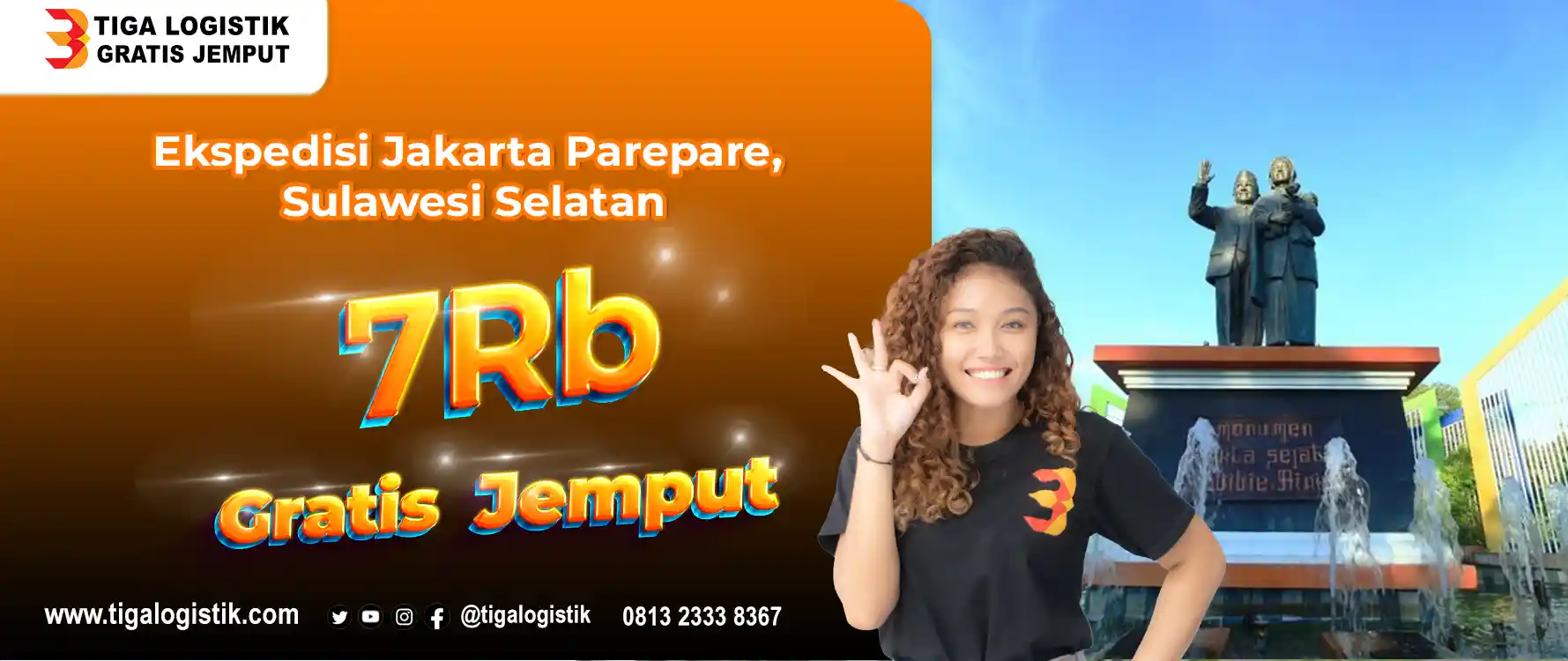 Ekspedisi Jakarta Parepare, Sulawesi Selatan