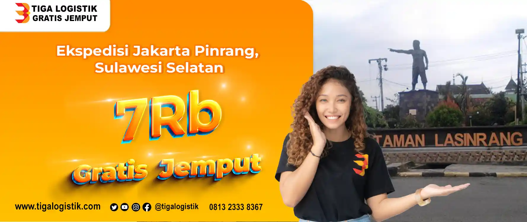 Ekspedisi Jakarta Pinrang, Sulawesi Selatan