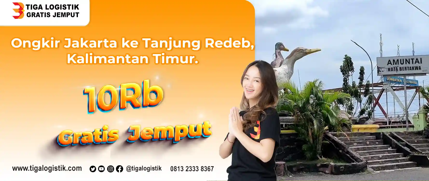 Ekspedisi Jakarta Tanjung Redeb, Kalimantan Timur
