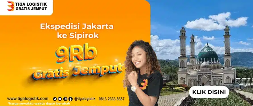 Ekspedisi Jakarta Sipirok Free Pickup 081323338286